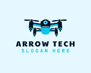 Blue Drone Surveillance logo design