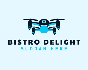 Blue Drone Surveillance logo design