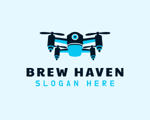 Blue Drone Surveillance logo design