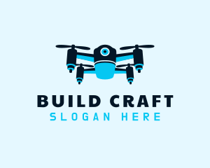 Blue Drone Surveillance logo design