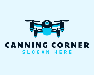 Blue Drone Surveillance logo design