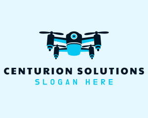 Blue Drone Surveillance logo design