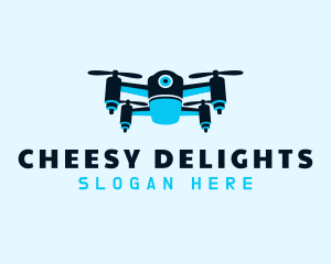 Blue Drone Surveillance logo design