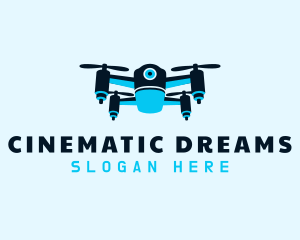 Blue Drone Surveillance logo design