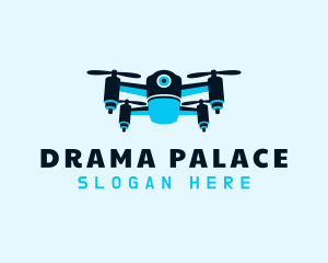 Blue Drone Surveillance logo design