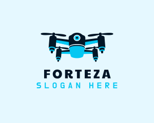 Blue Drone Surveillance logo design