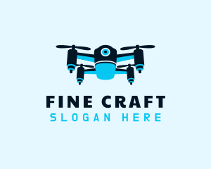 Blue Drone Surveillance logo design