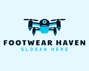 Blue Drone Surveillance logo design