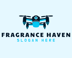 Blue Drone Surveillance logo design