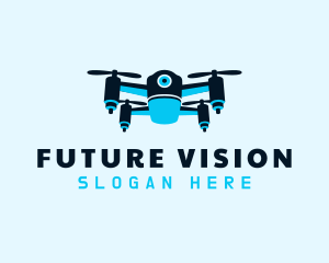 Blue Drone Surveillance logo design