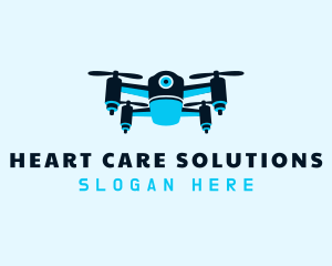 Blue Drone Surveillance logo design