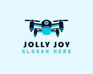 Blue Drone Surveillance logo design