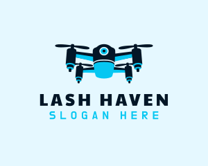 Blue Drone Surveillance logo design