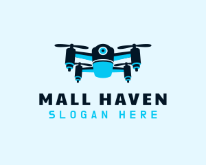 Blue Drone Surveillance logo design