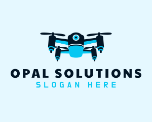 Blue Drone Surveillance logo design