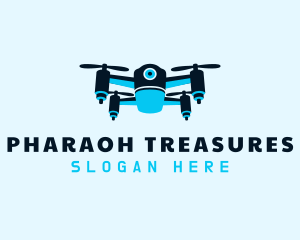 Blue Drone Surveillance logo design