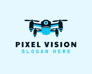 Blue Drone Surveillance logo design