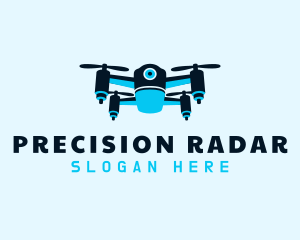 Blue Drone Surveillance logo design