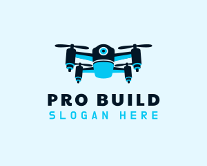 Blue Drone Surveillance logo design