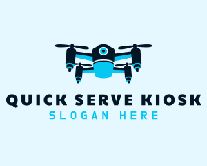 Blue Drone Surveillance logo design