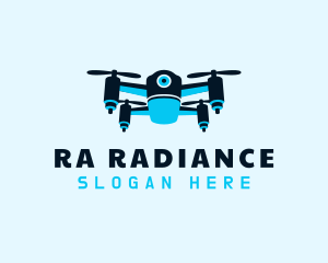 Blue Drone Surveillance logo design