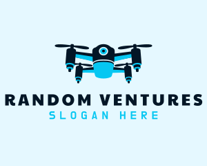 Blue Drone Surveillance logo design