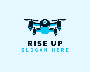 Blue Drone Surveillance logo design