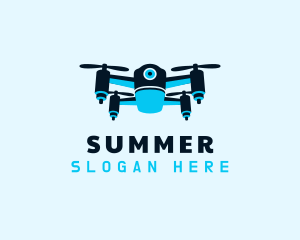 Blue Drone Surveillance logo design