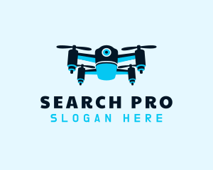 Search - Blue Drone Surveillance logo design