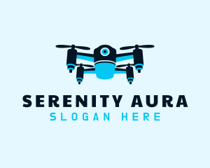 Blue Drone Surveillance logo design