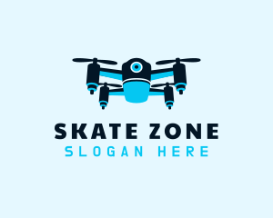 Blue Drone Surveillance logo design