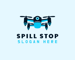 Blue Drone Surveillance logo design