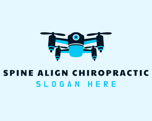 Blue Drone Surveillance logo design