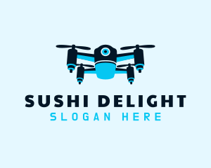 Blue Drone Surveillance logo design