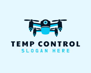 Blue Drone Surveillance logo design