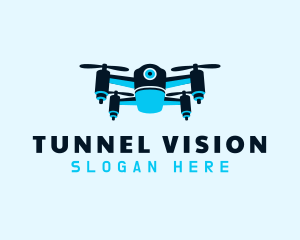 Blue Drone Surveillance logo design