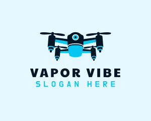 Blue Drone Surveillance logo design