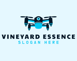 Blue Drone Surveillance logo design