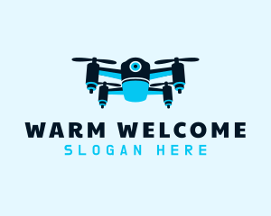 Blue Drone Surveillance logo design