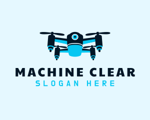 Blue Drone Surveillance logo design