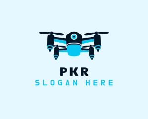 Blue Drone Surveillance logo design