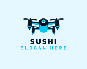 Blue Drone Surveillance logo design