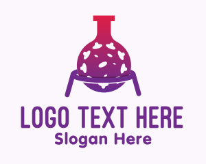 Flask - Virus Science Laboratory logo design