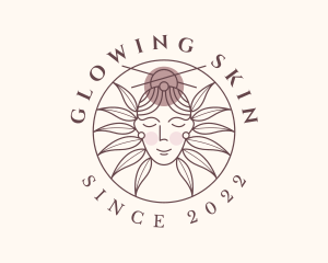 Natural Beauty Skincare logo design