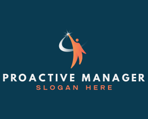 Manager - Human Achievement Success logo design