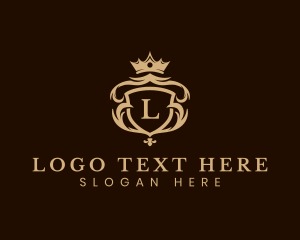 Wealth - Ornate Kingdom Crest Shield logo design
