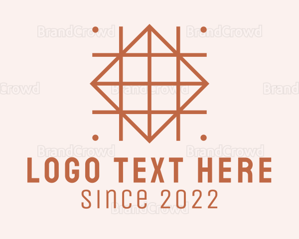 Tile Flooring Pattern Logo