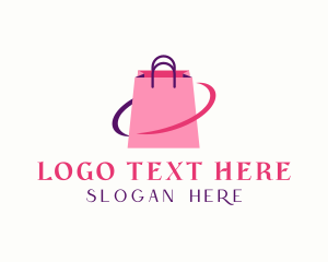 Online - Shopping Bag Mall logo design