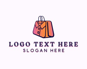 Online Shopping - Clothing Boutique Bag logo design