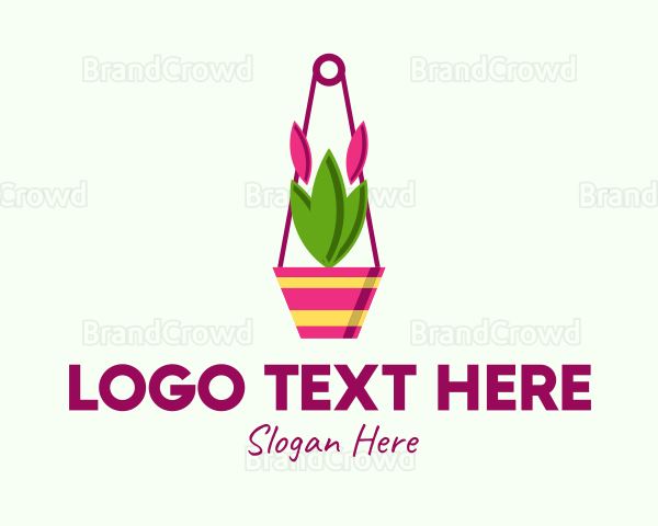 Hanging Plant Pot Logo